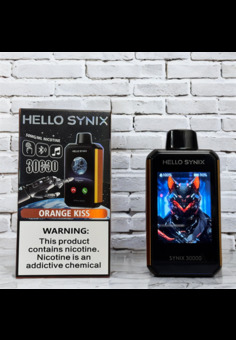 Hello Synix 30000 затяжек с возможностью принимать звонки, сообщения соцсетей, с сенсорным экраном и играми